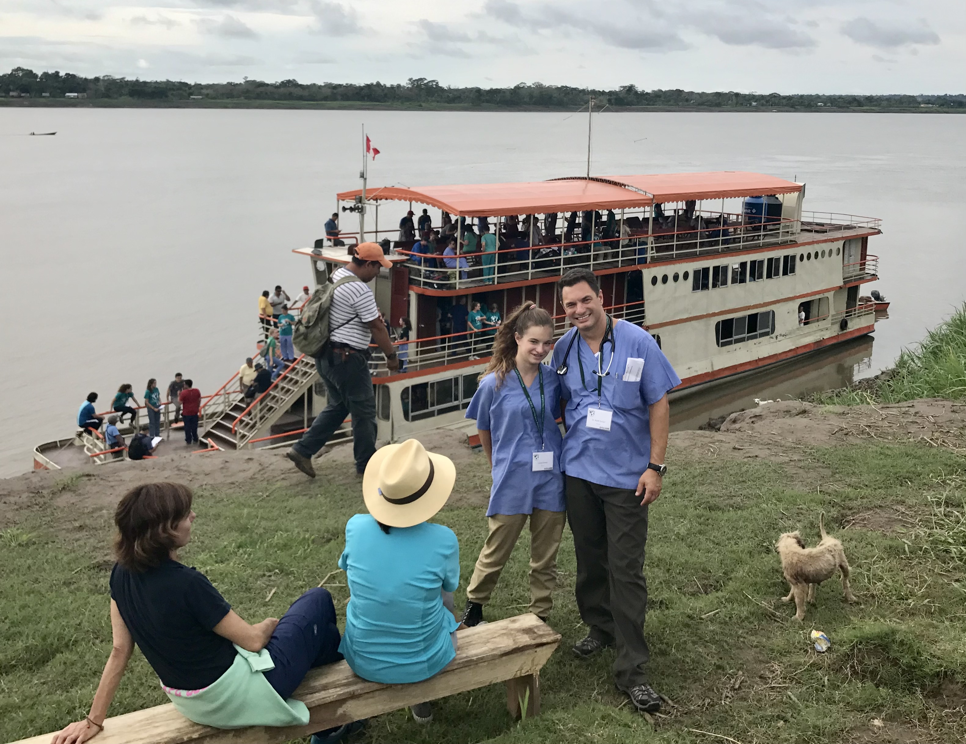 Dr. Ralph Scolari and his daughter have gone on mission trips together to help improve lives.